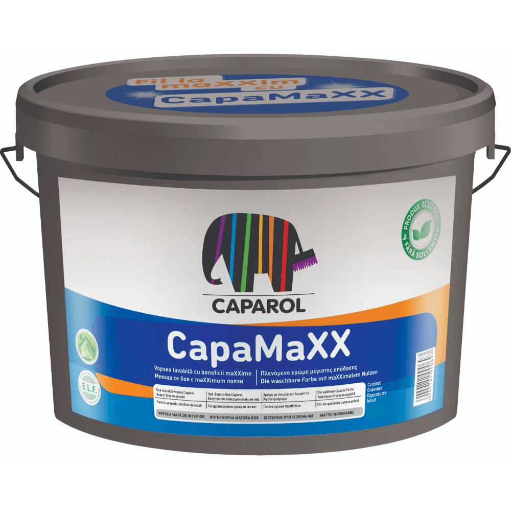 9502672355358 Vopsea lavabila interior Caparol Capamaxx, alb, 2.5 l - imagine 1