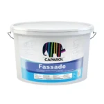 Vopsea lavabila exterior Caparol Fassade, rezistenta la intemperii, alb, 9 l