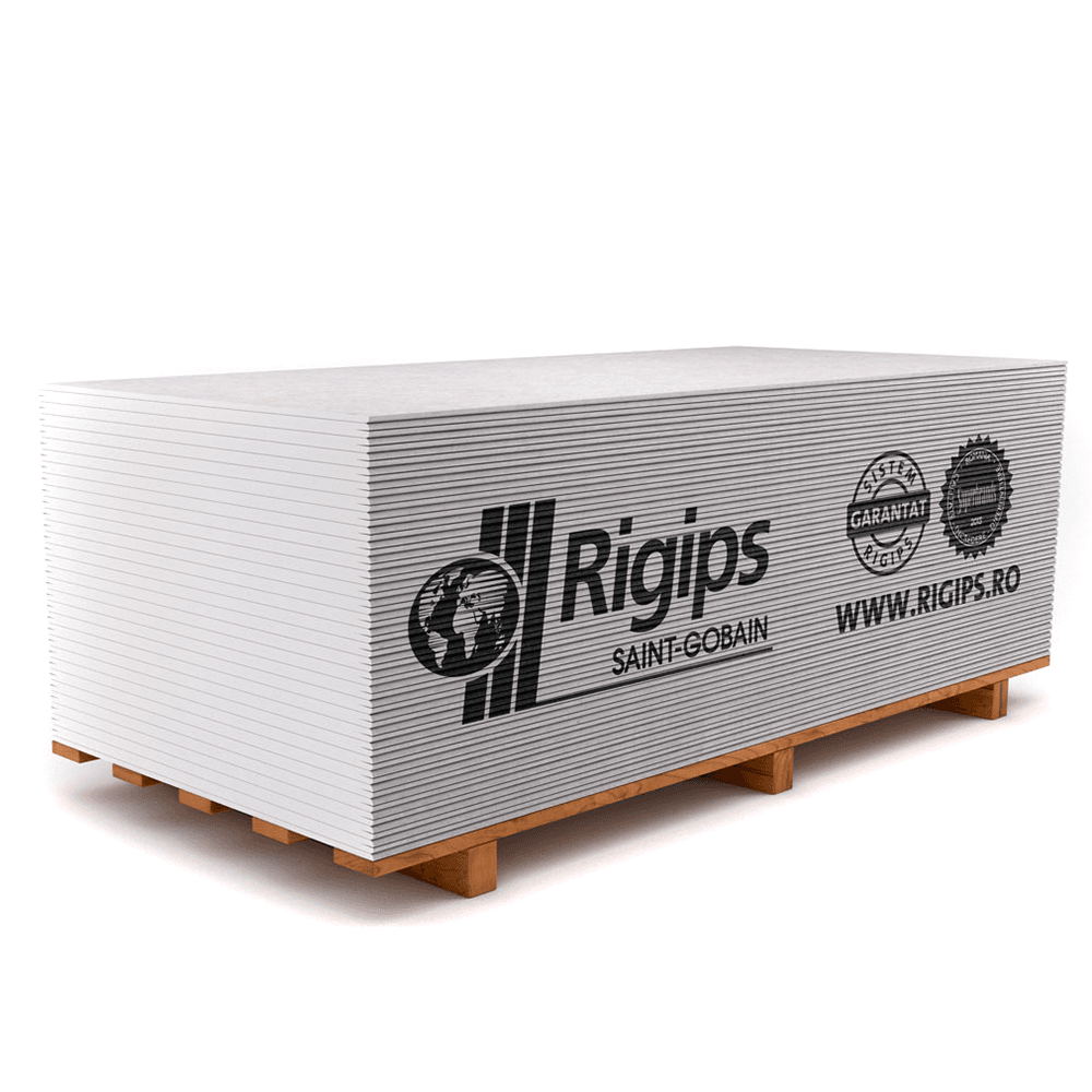 Placa gips-carton Rigips, RB 9.5 x 1200 x 2600 mm Placa gips-carton Rigips, RB 9.5 x 1200 x 2600 mm - imagine 1