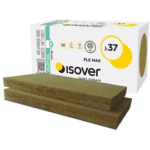 Vata bazaltica Isover PLE MAX 100, necaserata, 100 x 600 x 1000 mm, 3,6 mp/pachet