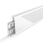 D85001 alb lucios plinta PVC Deconika 85 alb – Plinta parchet