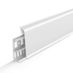 D85001 alb mat plinta PVC Deconika 85 alb – Plinta parchet