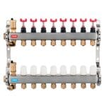 Distribuitor incalzire in pardoseala Ferro, corp inox, cu debitmetre