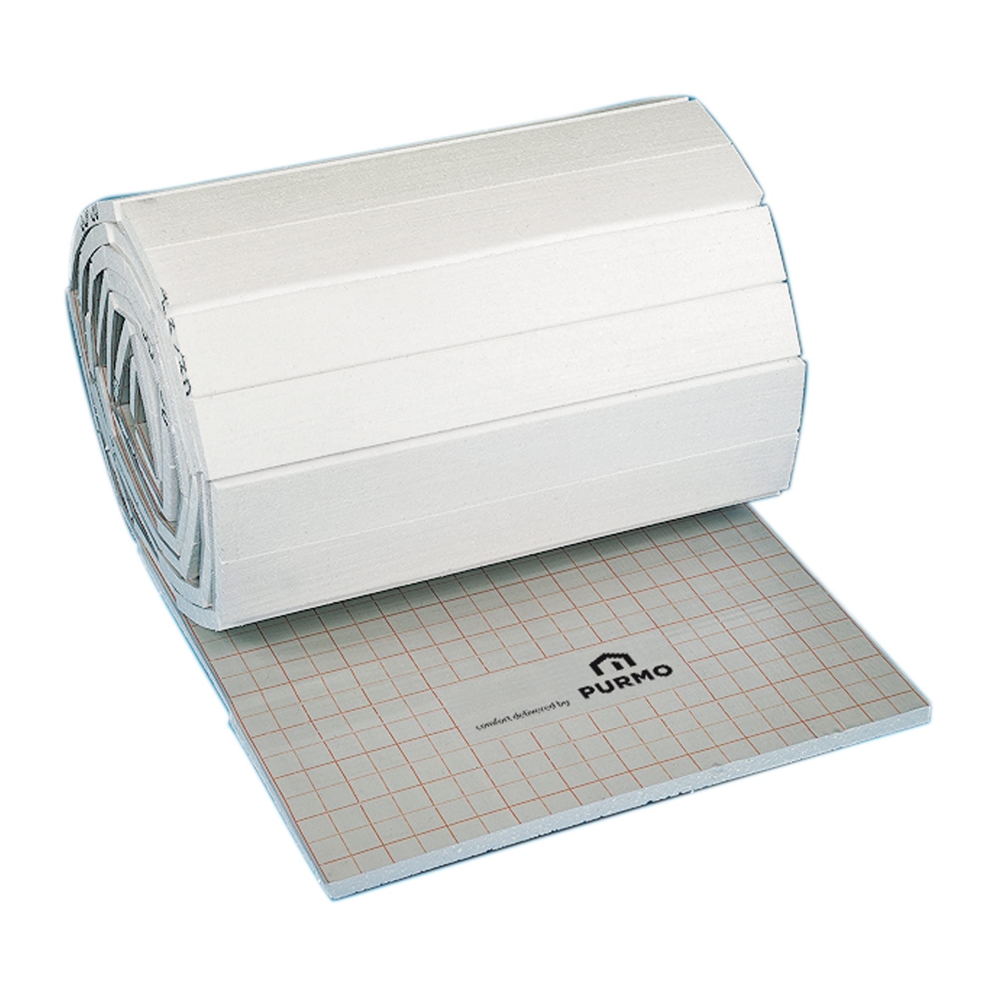 Termoizolatie pardoseala Purmo Rolljet EPS100 Rola termoizolatie Purmo Rolljet EPS100 cu folie caserata