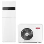 Pompă de căldură split pentru încălzire, răcire și apă caldă menajeră cu boiler integrat Ariston Nimbus Compact 80 S NET R32 - 8kW
