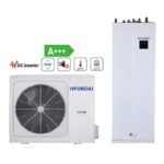 Pompă de căldură aer-apă cu boiler încorporat de 190 litri HYUNDAI HYHA-V10W/D2N8/HYHB-A100/190CD30GN8, rezistență back-up 3 kW, monofazată - 10 kW