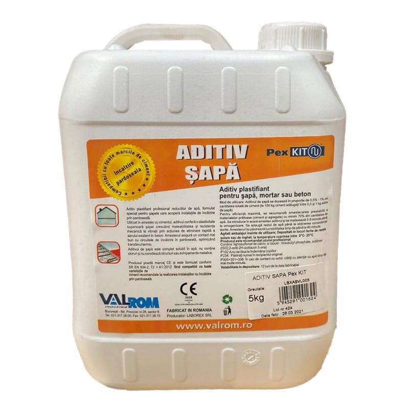 Aditiv pentru sapa Valrom VALThermio, bidon 5 kg Aditiv pentru sapa Valrom VALThermio, bidon 5 kg - imagine 1