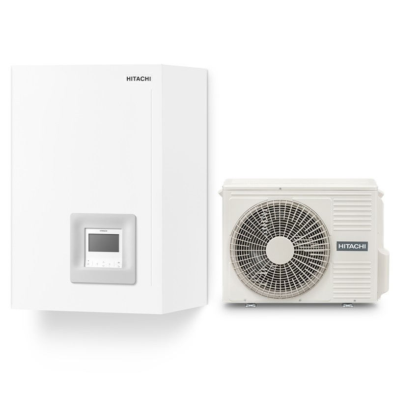 25013_10827_prd.jpg Pompă de căldură aer-apă split Hitachi Yutaki S60, 8 kW, monofazată, clasa energetică A+++ - imagine 1