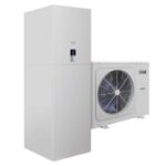 Pompă de căldură aer-apă reversibilă split cu boiler integrat de 190 litri Ferroli OMNIA ST 3.2 HI3 4 kW, monofazată, cu sistem electric integrat de 3 kW