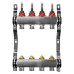 Distribuitor incalzire in pardoseala inox, 9 circuite, Ferroli 1 tol