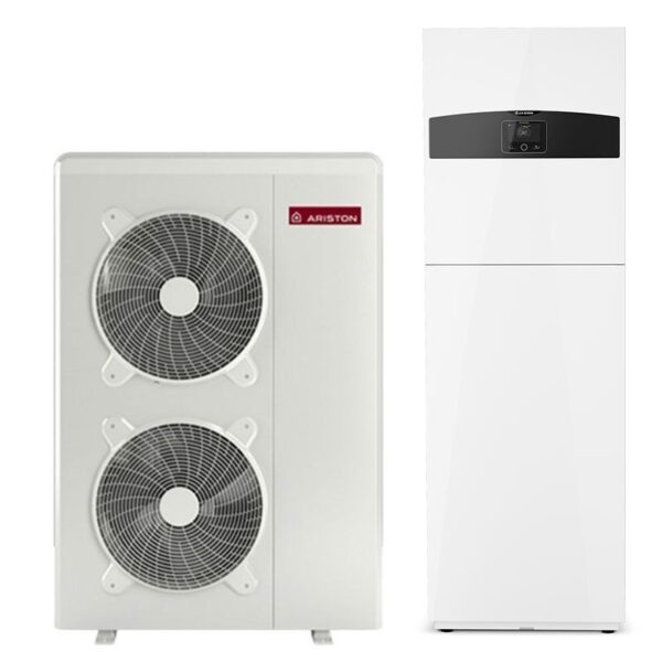 Pompă de căldură split pentru încălzire, răcire și apă caldă menajeră cu boiler integrat Ariston Nimbus Compact 150 S-T NET R32 - 15kW