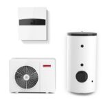 Pompă de căldură monobloc pentru încălzire și răcire Ariston Nimbus Flex 50 M NET R32 - 5kW cu boiler indirect 200L