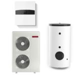Pompă de căldură monobloc pentru încălzire și răcire Ariston Nimbus Flex 150 M-T NET R32 - 15kW cu boiler indirect 200L