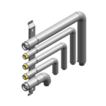Set de racorduri hidraulice circuit de încălzire pentru instalare laterala - Viessmann Vitocal 111-S