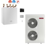 Pompă de căldură monobloc hibrid pentru încălzire și răcire Ariston Nimbus M Hybrid Universal 120 NET R32 - 12kW - imagine 2