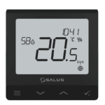 Termostat wireless Salus Quantum SQ610BRF pentru sistemul IT600, negru