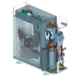 Pompă de căldură aer-apă monobloc Viessmann Vitocal 100-A, tip AWO-M-AC 101.A12, monofazată - 12 kW - imagine 3