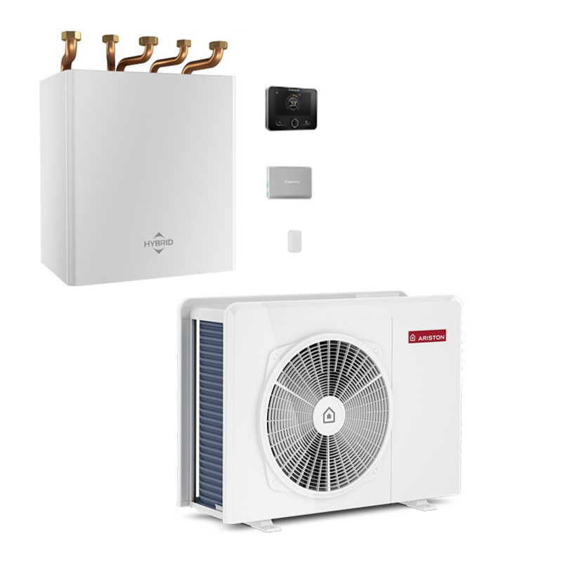 32203_11301_prd.png Pompă de căldură monobloc hibrid pentru încălzire și răcire Ariston Nimbus M Hybrid 50 NET R32 - 5kW - imagine 1