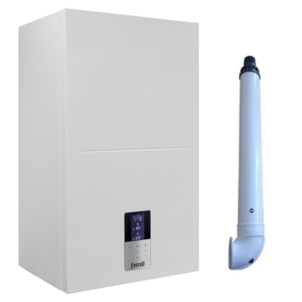Centrală termică Ferroli Bluehelix HiTech RRT 45 H, 45 kW, condensare, numai încălzire, gaz/GPL