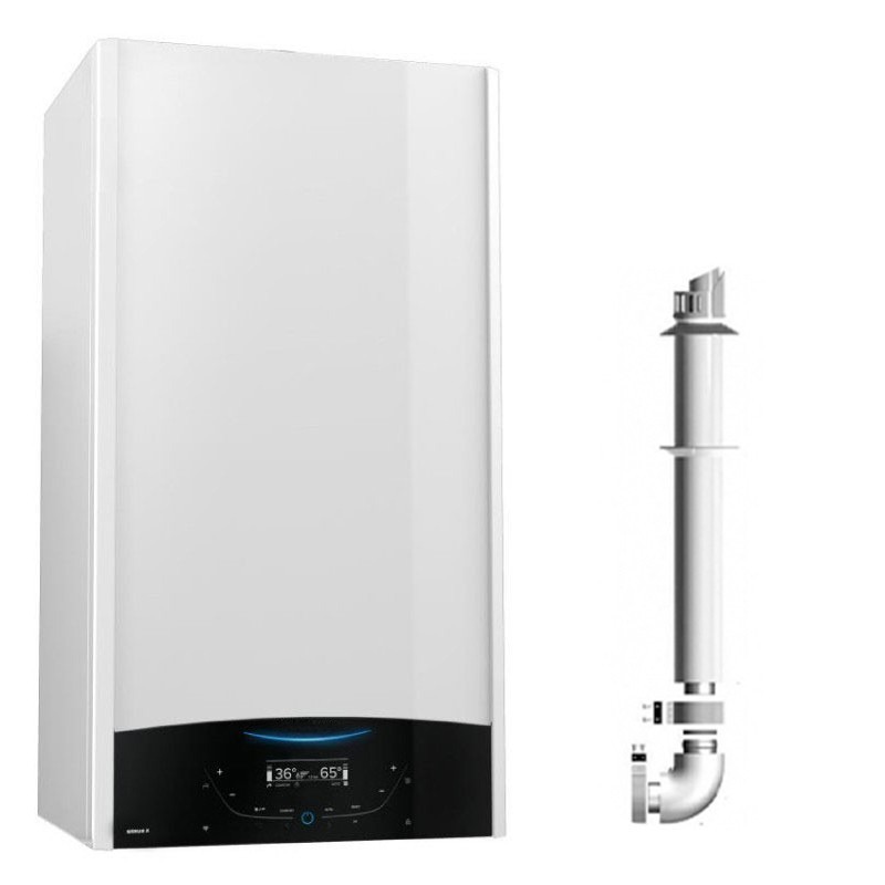 Centrală termică Ariston Genus One Plus Combi 35 kW, condensare, gaz/GPL, kit de evacuare inclus Centrală termică Ariston Genus One Plus Combi 35 kW, condensare, gaz/GPL, kit de evacuare inclus - imagine 1