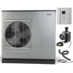 Pompă de căldură aer-apă 16 kW Nibe F2050-16, monobloc, automatizare inteligentă SMO 20, pompă circulație