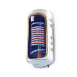 Boiler indirect cu două serpentine 120 l TESY Bilight, 2 serpentine (0.5+0.3 mp), 2kW, montaj vertical