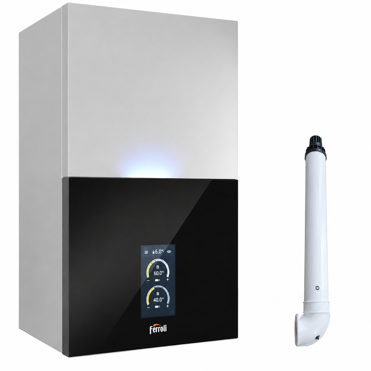 Centrală termică Ferroli Bluehelix Maxima 28C, 28 kW, condensare, gaz/GPL, WiFi, 7 ani garanție Centrală termică Ferroli Bluehelix Maxima 28C, 28 kW, condensare, gaz/GPL, WiFi, 7 ani garanție - imagine 1