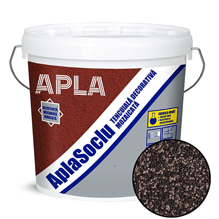 Tencuială decorativă mozaicată Apla Soclu – ametist, 24 kg