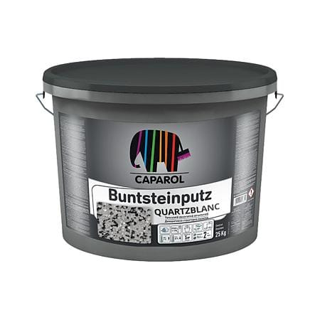 Tencuială decorativă mozaicată Caparol Capatect Buntsteinputz Quartzblanc, 25 kg