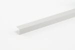 Cornier aluminiu 20 x 20 x 1,2 mm, argintiu mat