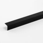 Cornier aluminiu 20 x 20 x 1,2 mm, negru