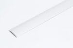 Profil trecere aluminiu 41 mm, furnir alb, pentru diferente de nivel pana la 14 mm