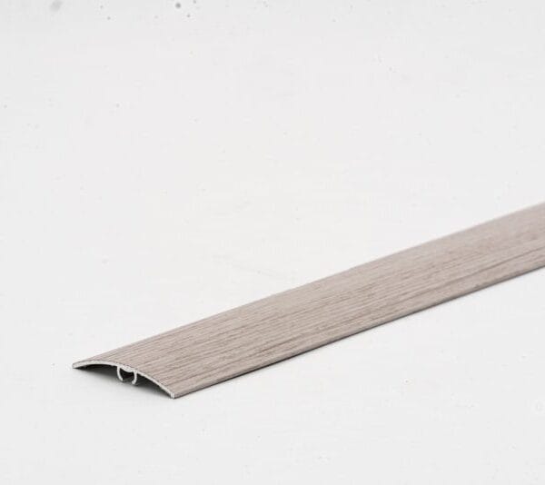 Profil trecere aluminiu 41 mm, teak alb, pentru diferente de nivel pana la 14 mm