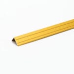 Profil protectie treapta cu caneluri W115.01 auriu, 25 x 20 mm