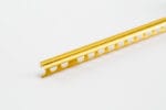Coltar exterior rotunjit W312.06 auriu lucios, pentru gresie de 10 mm