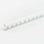 Coltar exterior rotunjit W312.08 alb lucios, pentru gresie de 10 mm