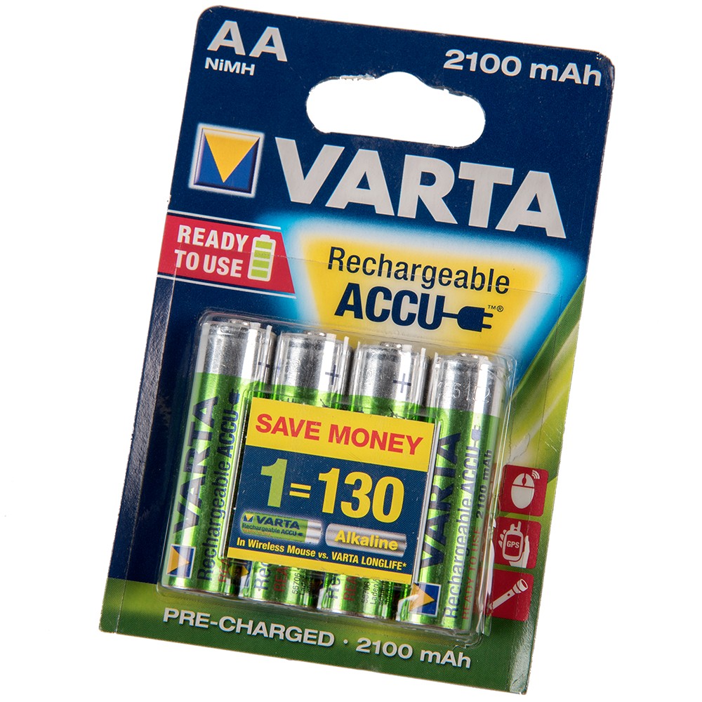 Acumulatori reincarcabili Varta, 2100mAh, Power Play, R6 Acumulatori reincarcabili Varta, 2100mAh, Power Play, R6