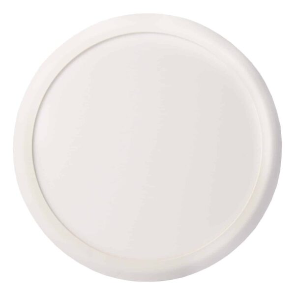 Aplica LED Hepol plastic, 25 W, temperatura ajustabila, alb, forma rotunda, 300 mm