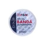 Banda autoadeziva FGM, pentru finisarea rosturilor, plasa din fibra de sticla, 90 m/rola, pentru gips-carton