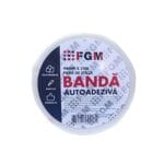 Banda autoadeziva FGM, pentru finisarea rosturilor, plasa din fibra de sticla, 20 m/rola, pentru gips-carton