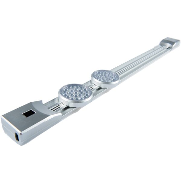 Banda suport spoturi LED, 2 x 1.7 W, aluminiu, IP20