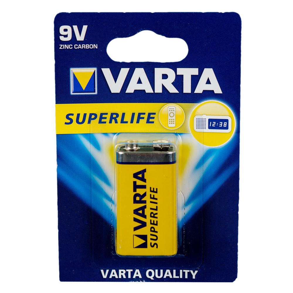 Baterie Varta Superlife, zinc, 9 V Baterie Varta Superlife, zinc, 9 V