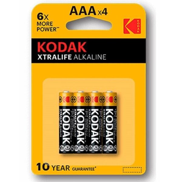 Baterii Alkaline Kodak Xtralife R3 AAA, 4 buc/set