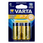 Baterii Varta Longlife, alcaline, C, 2 buc