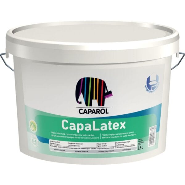 Bază de colorare Caparol CapaLatex B1, interior, alb, 2,5 l