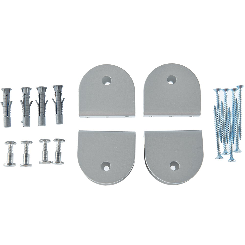 Brachet U pentru cabina de toaleta PAL de 18 mm sistem S1 Brachet U pentru cabina de toaleta PAL de 18 mm sistem S1