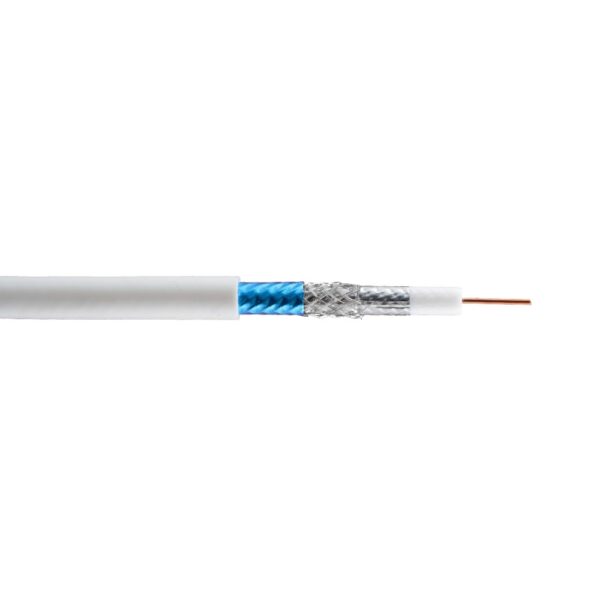 Cablu coaxial RG6/U, 1 conductor, diametru 1.02 mm, 150 m, pret pe metru