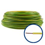 Cablu electric FY/ H07V-U 6 mm galben - verde, pret pe metru