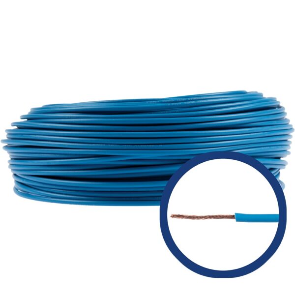 Cablu electric MYF (H05V-K) 1.5 mmp, izolatie PVC, albastru, pret pe metru