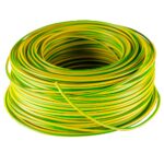 Cablu electric MYF (H05V-K) 2.5 mmp, izolatie PVC, galben-verde, pret pe metru